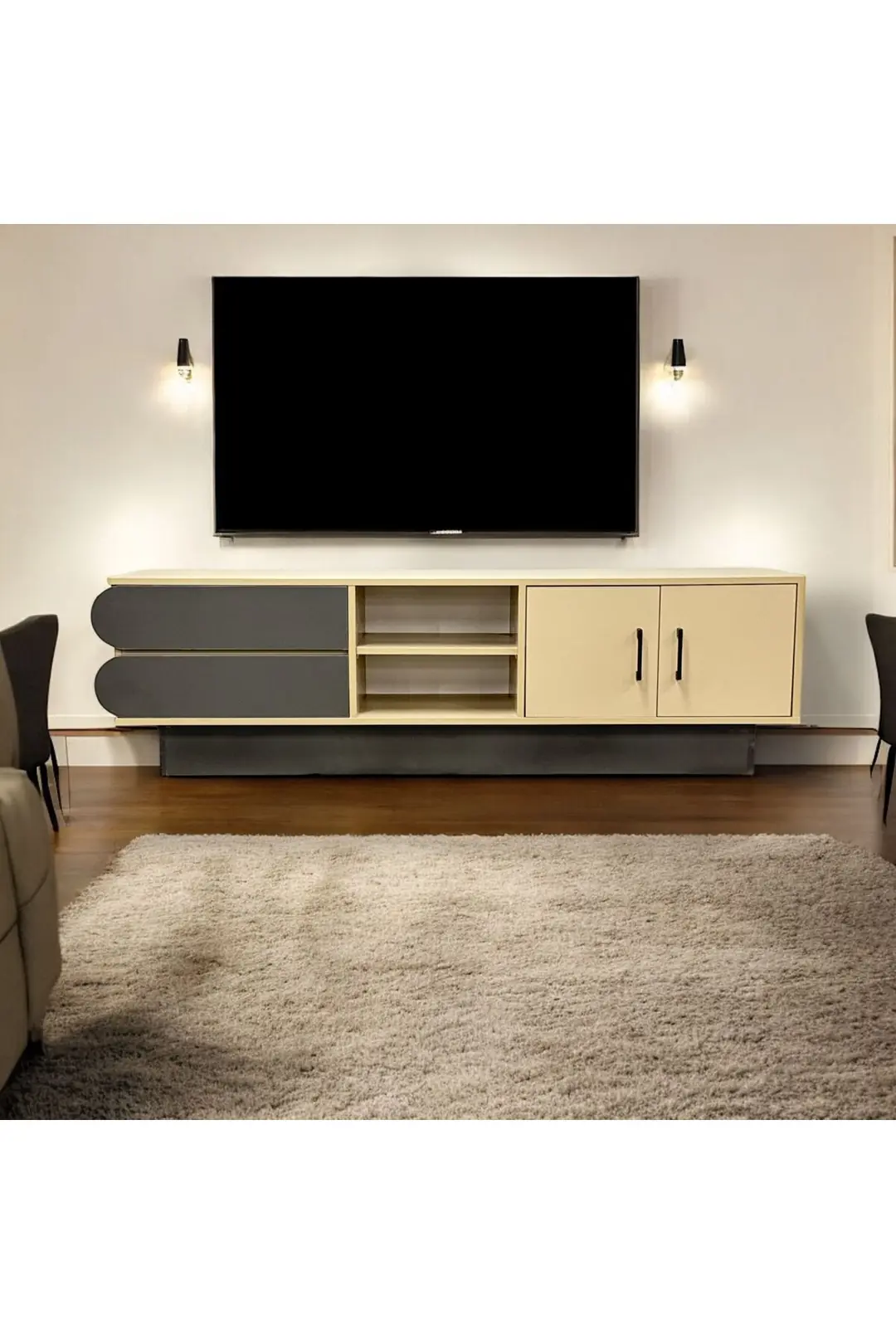 Silüet Çekmeceli - Kapaklı Tv Sehpası
